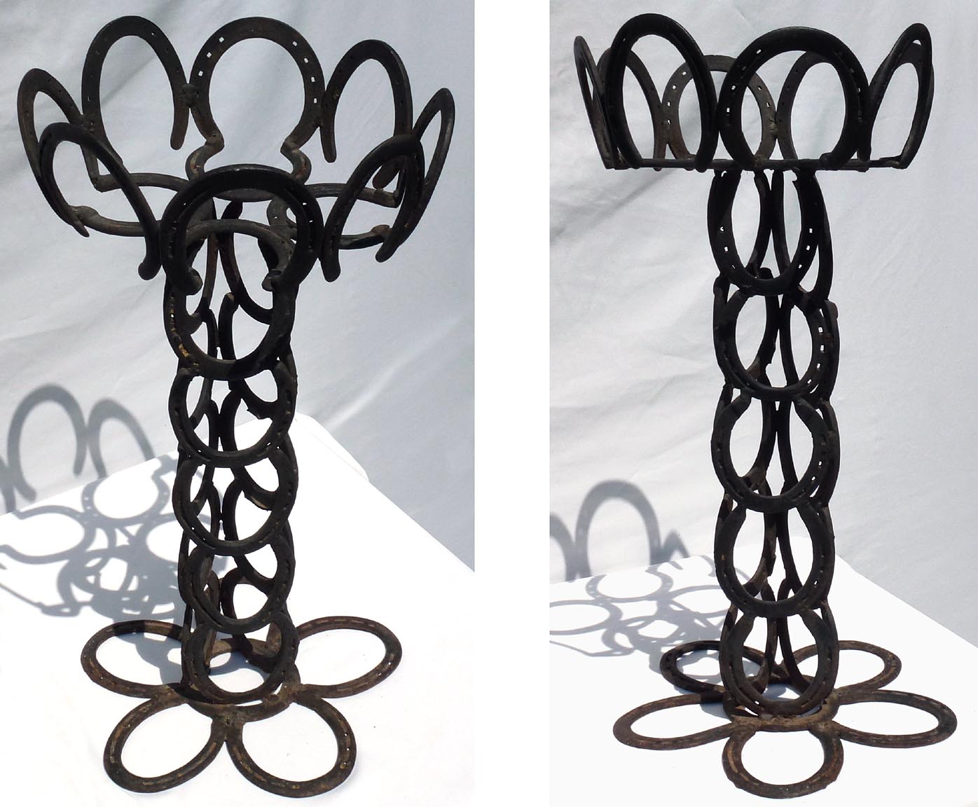 Horseshoe plant stand