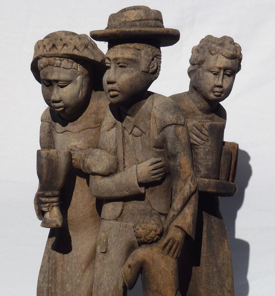 African-American Family Carving