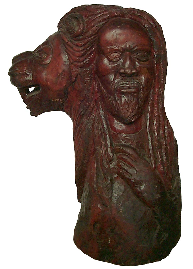 Large African-American carving