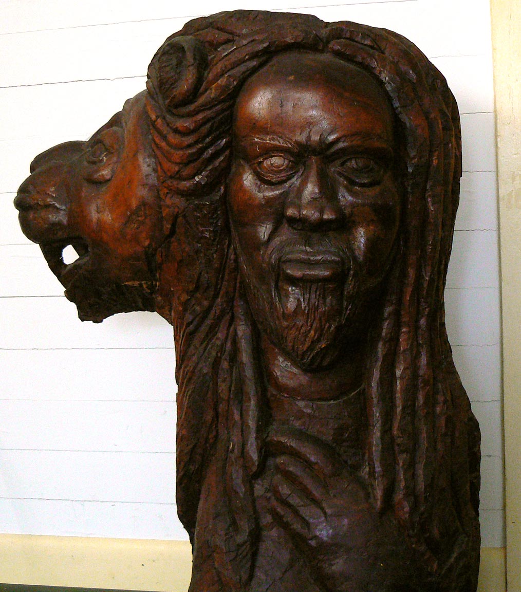 Large African-American carving