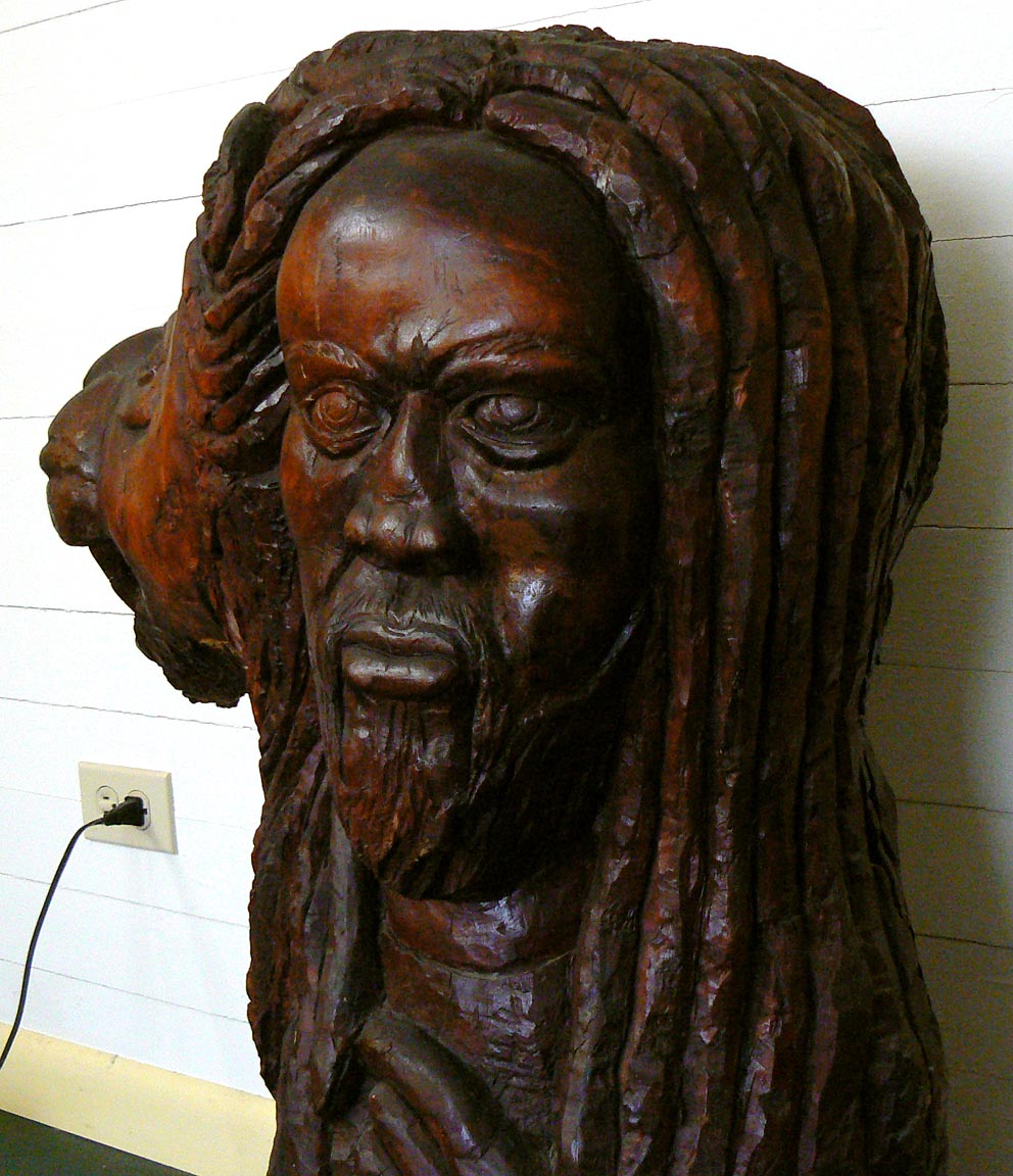 Large African-American carving