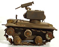 Trench art tank