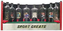 Sports card bottle whimseys