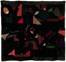 Velvet African-American quilt