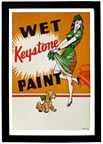 Keystone paint sign