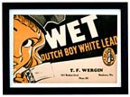 Dutch Boy wet paint sign