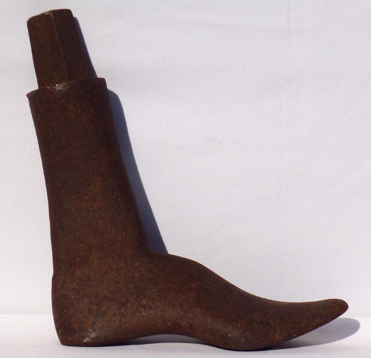 Cast iron ladies foot form