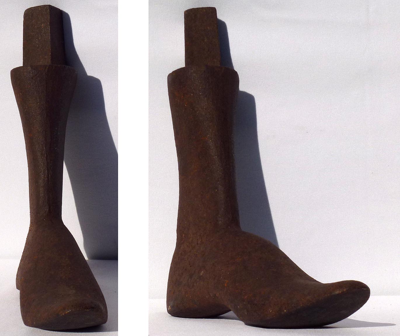 Cast iron ladies foot form