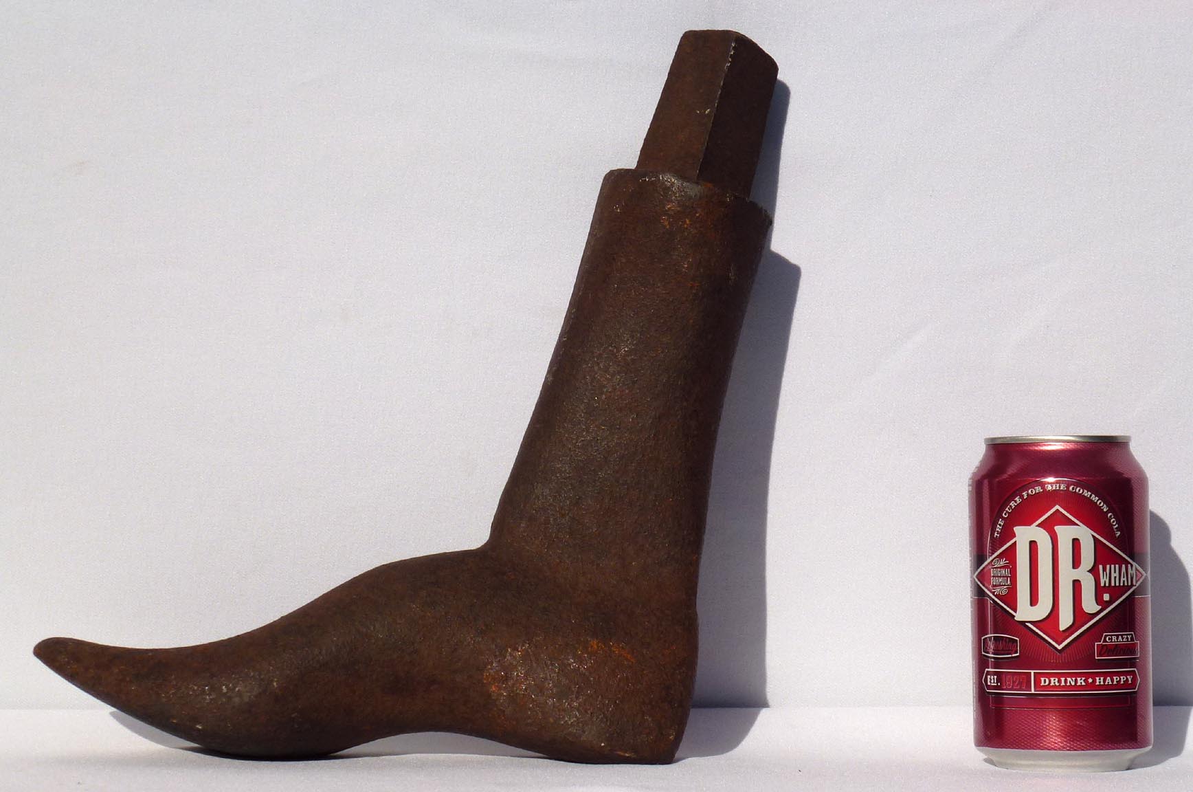 Cast iron ladies foot form