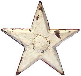 Cast iron architectural star tie-in